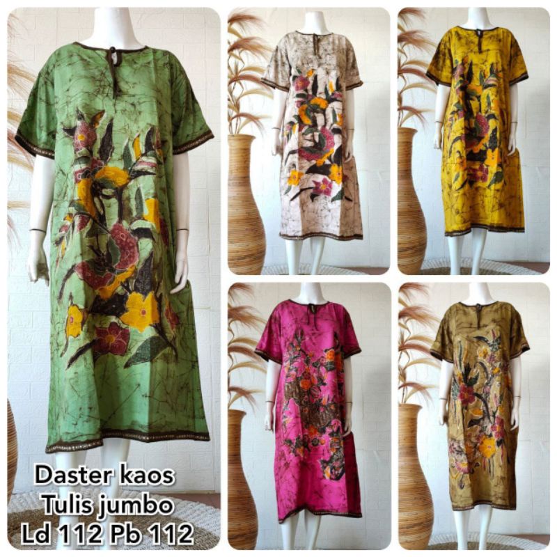 DASTER KAOS BATIK TULIS HIGH QUALITY ASLI PEKALONGAN / BAJU TIDUR DAN SANTAI WANITA