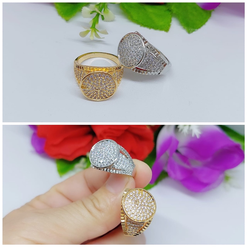 Cincin xuping permata lapis emas 101A-102A