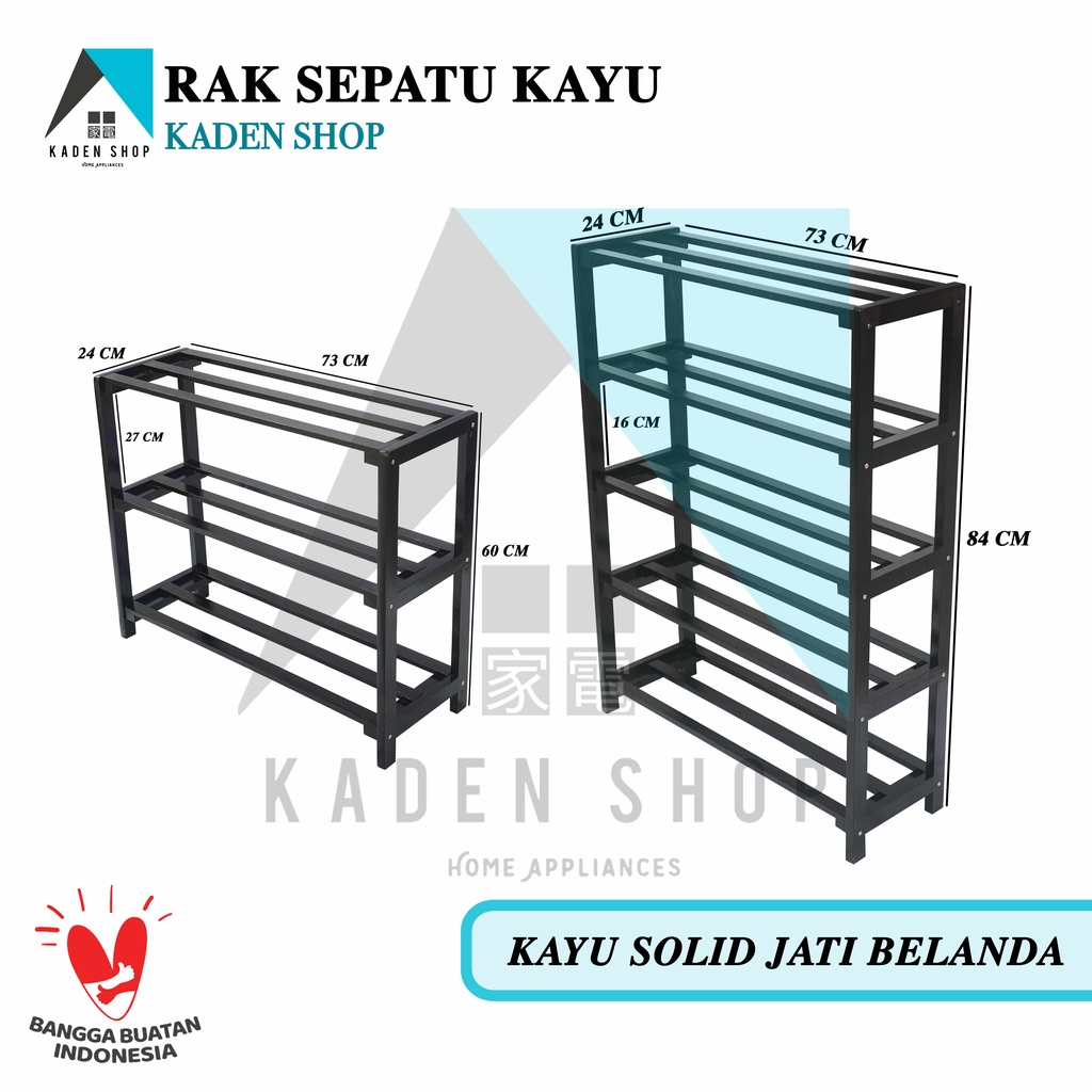 Rak Sepatu Kayu