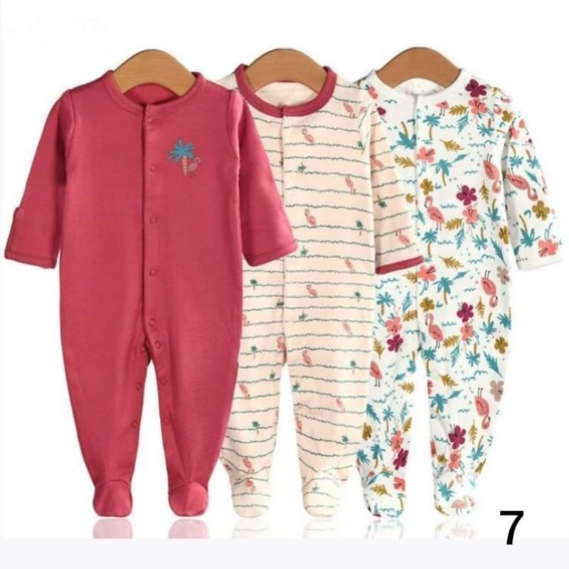 Mamas papas sleepsuit/ sleepsuit mamas&amp;papas 3in1/ baju tidur bayi set 3in1i