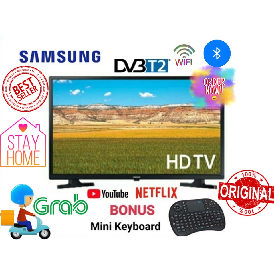 Samsung Smart Led Tv 32 Inch 32t4500 Terbaru Youtube Netflix Shopee Indonesia