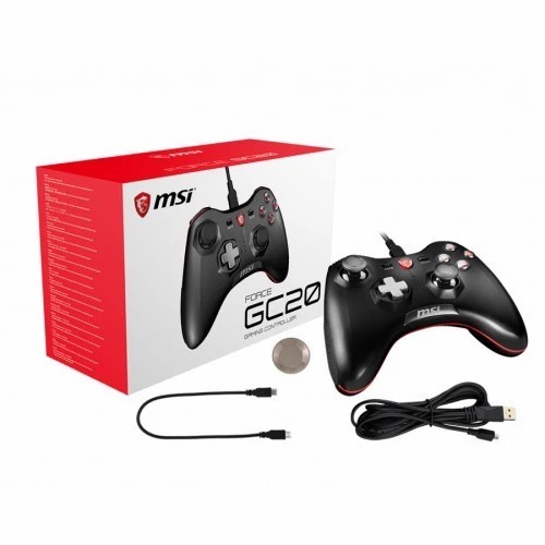 GamePad MSI Force GC20 - USB Gaming Pad Force GC20 MSI - Game Pad MSI GC20