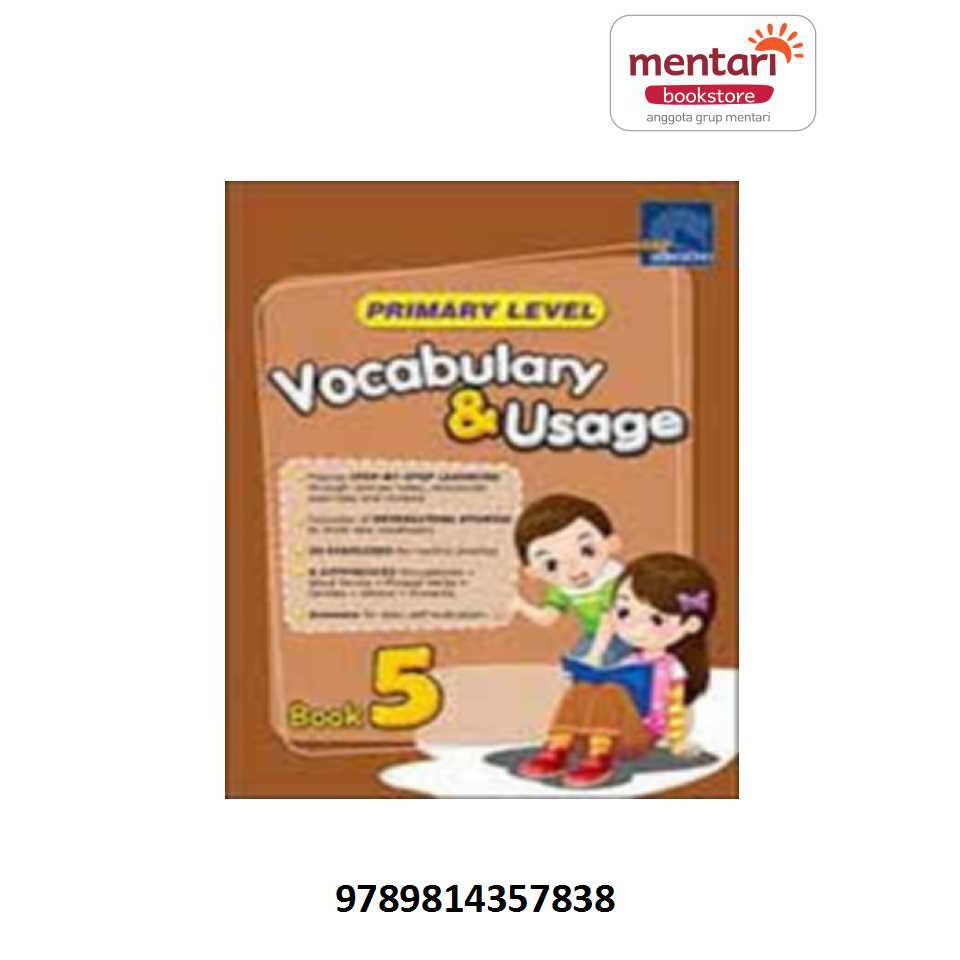 Vocabulary & Usage Primary Level Book 5 (NEW) - Buku Latihan Bahasa Inggris SD