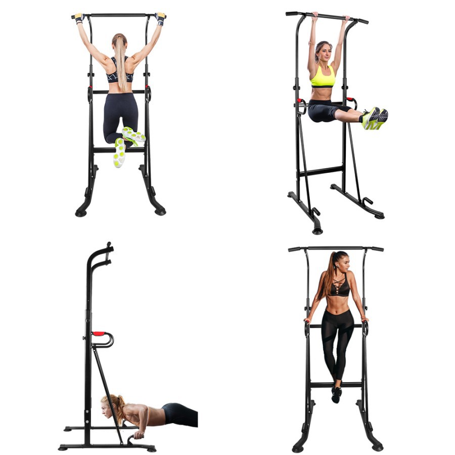 OneTwoFit Multi-Function Power Tower,Adjustable Height Pull up Station
