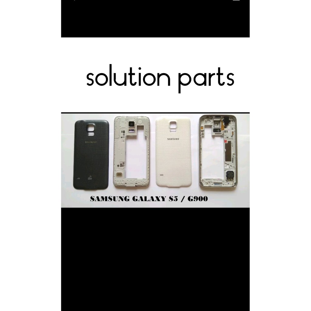 Casing Kesing Housing Fullset Samsung S5 sm G900H I9600 Original