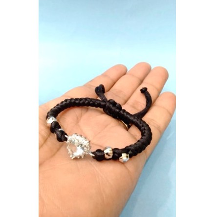 Gelang tangan wanita // gelang rajut kombinasi perhiasan replika berlian // gelang rajut //perhiasan