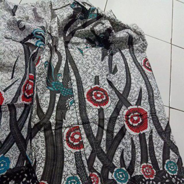 022 Zahira Batik Hrb026 Kenongo Hem Kemeja Batik Pria Lengan Pendek  Katun Primis Halus M L Xl