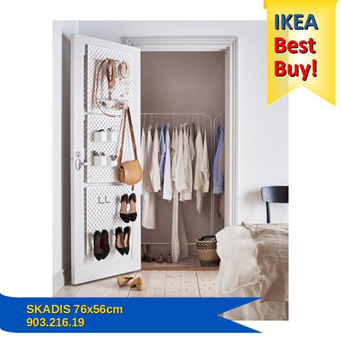 

Pegboard Papan Dinding Workshop 76X56Cm Putih Organizer Board
