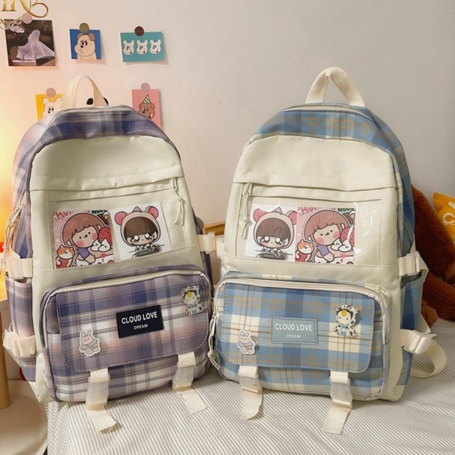 Best Seller Tas Sekolah Anak CLOUD LOVE / Tas 4 in 1/ Tas Anak Perempuan / Tas Anak Karakter / Ranse