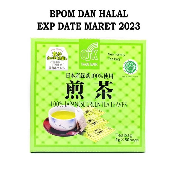 

(BISA COD) OSK Japanese Green Tea / Teh Hijau Jepang HALAL BOOM SALE Kode 778