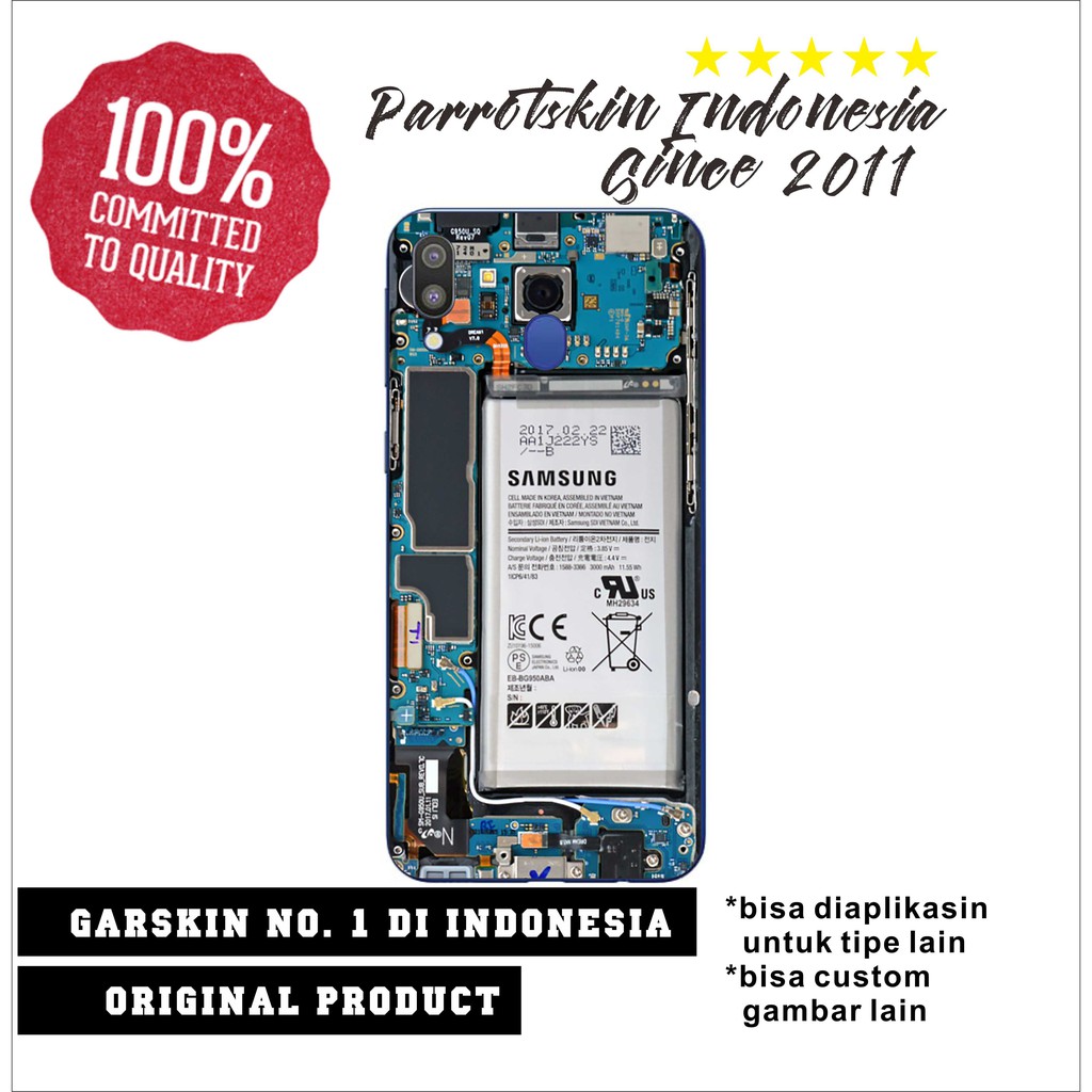 Garskin skin Protector Samsung Galaxy M20 mainboard edition