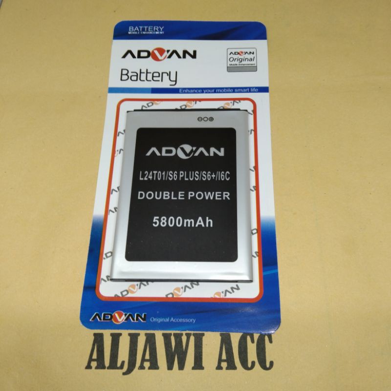 Baterai Batre Batere Battery Advan S6 Plus / i6C L24T01 Original Battery Hp