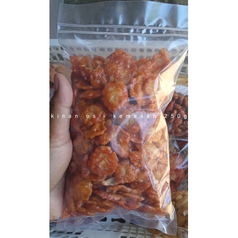 

250g emping melinjo/belinjo pedas manis enak murah