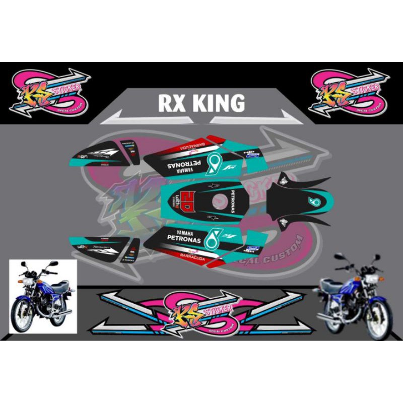 STICKER DECAL RX KING PETRONAS