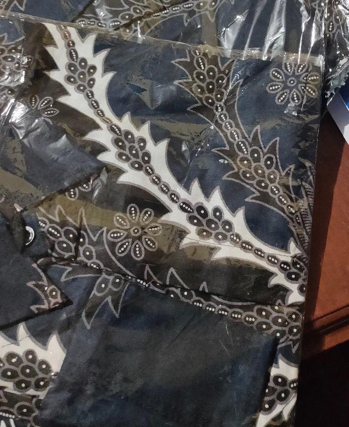 Set Couple Amalia Navy Maura Couple Sania Ruffle Batik Couple Ori