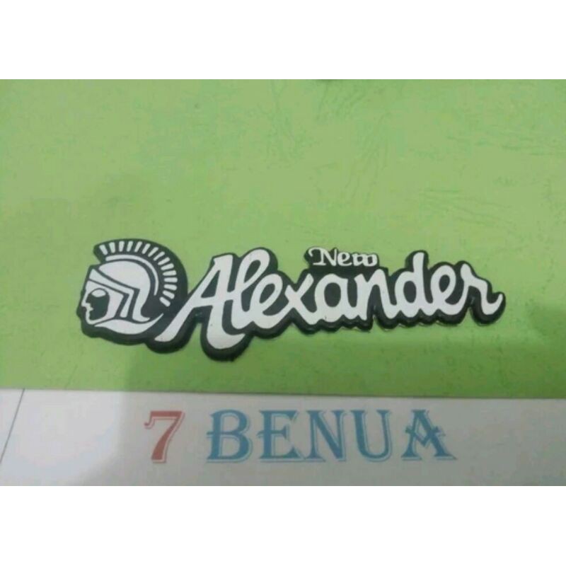 LOGO/EMBLEM KAROSERI NEW ALEXANDER SUZUKI FUTURA