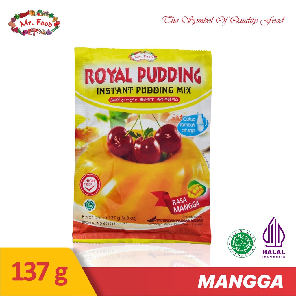 

Tepung Pudding Mr. Food Cappucino / Chocolate / Mangga / Strawberry / Almond 137gr