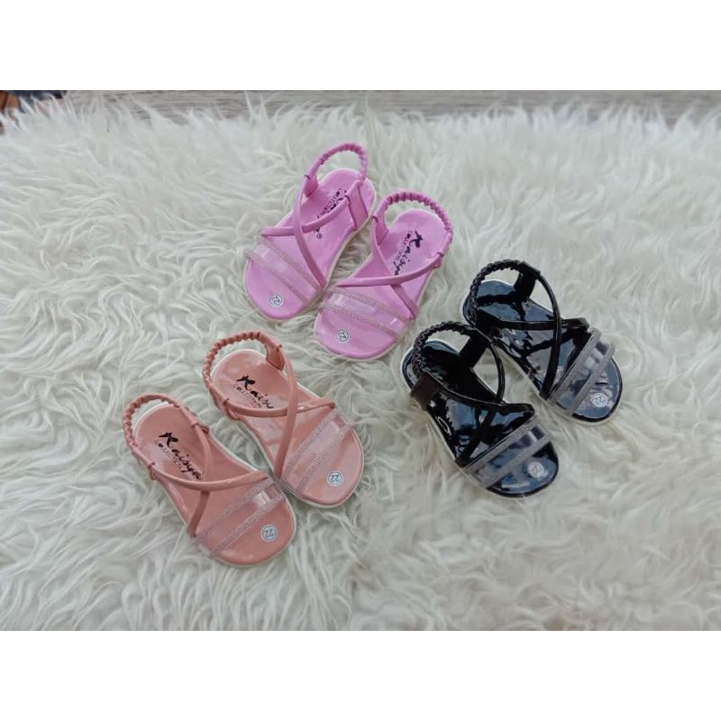 khainuna sandal anak perempuan transparan size 22-25