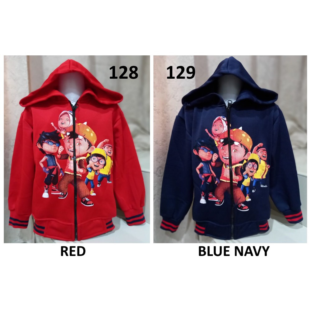 Jaket Anak Laki Boboiboy and Friends - JKKDL128 - JKKDL129