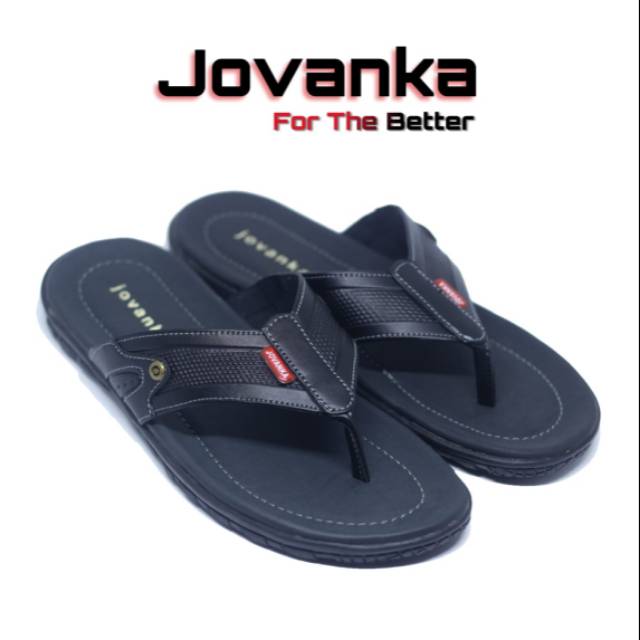 JV06 sandal  pria kulit  asli  jovanka Shopee Indonesia