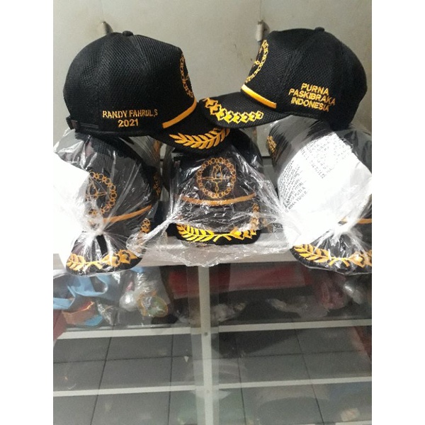 TOPI PURNA Paskibraka Bordir