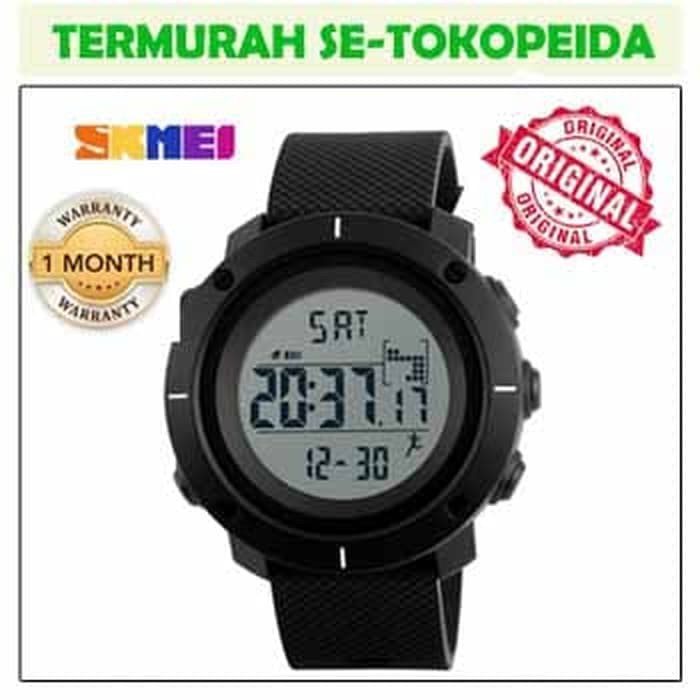 AW90 Diskon Jam Tangan Pria Dual Time Skmei  Men Sport 1335 Anti Air Terbaru