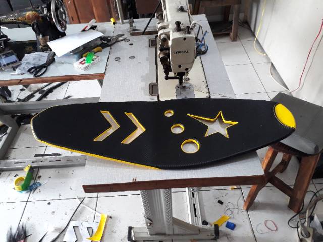 JOK MOTOR MODIFIKASI JUPITER MX NEW LUBANG KUNING BINTANG