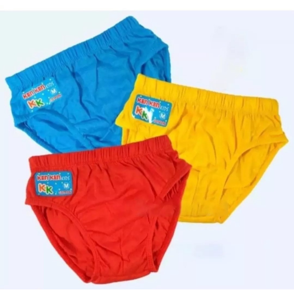 AZ_NASHOP....6 Pcs Celana Dalam Anak Laki-Laki Polos/CD Anak Cowok Polos/CD ANAK TK SD