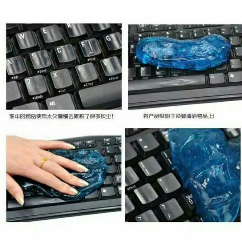 SUPER CLEAN GEL / slime jelly cleaner pembersih debu cleaner keyboard gel sebaguna