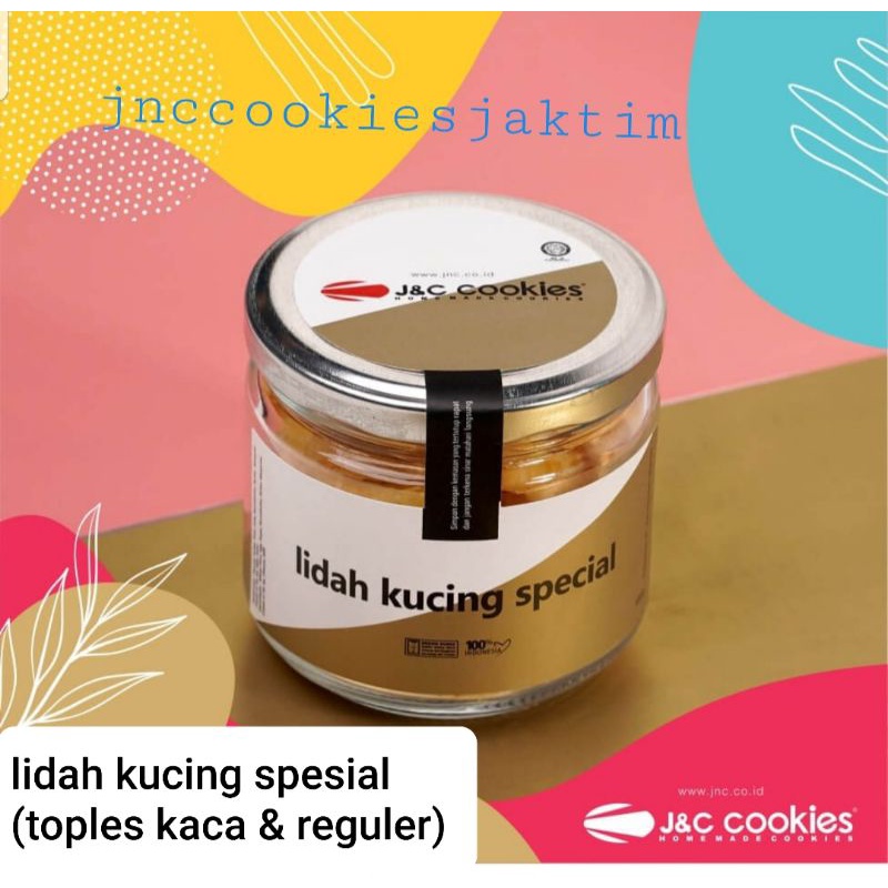 

Kue Kering Lidah Kucing Keju Spesial JNC Cookies