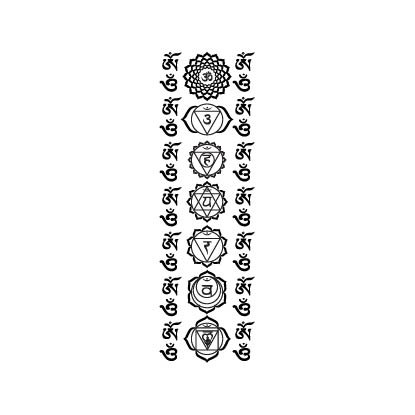 

POTATOO YOGA ELEMANT Temporary Tatto Sticker