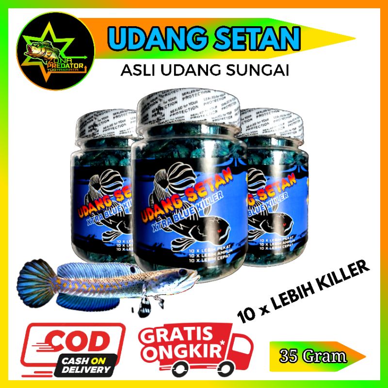 Udang Setan Xtra Blue Killer By GFS Original