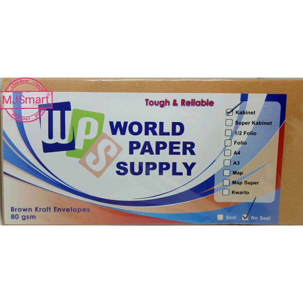 

Lihat Detail Termurah Amplop Coklat Ukuran Kabinet WPS Murah