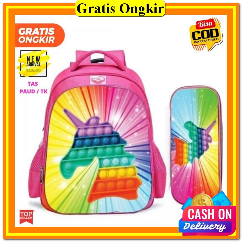 Tas Wanita Tas Anak Sekolah Tas Ransel Model Terbaru Tas Gendong Skolah Gadis Remaja Kekinian Tas Bu