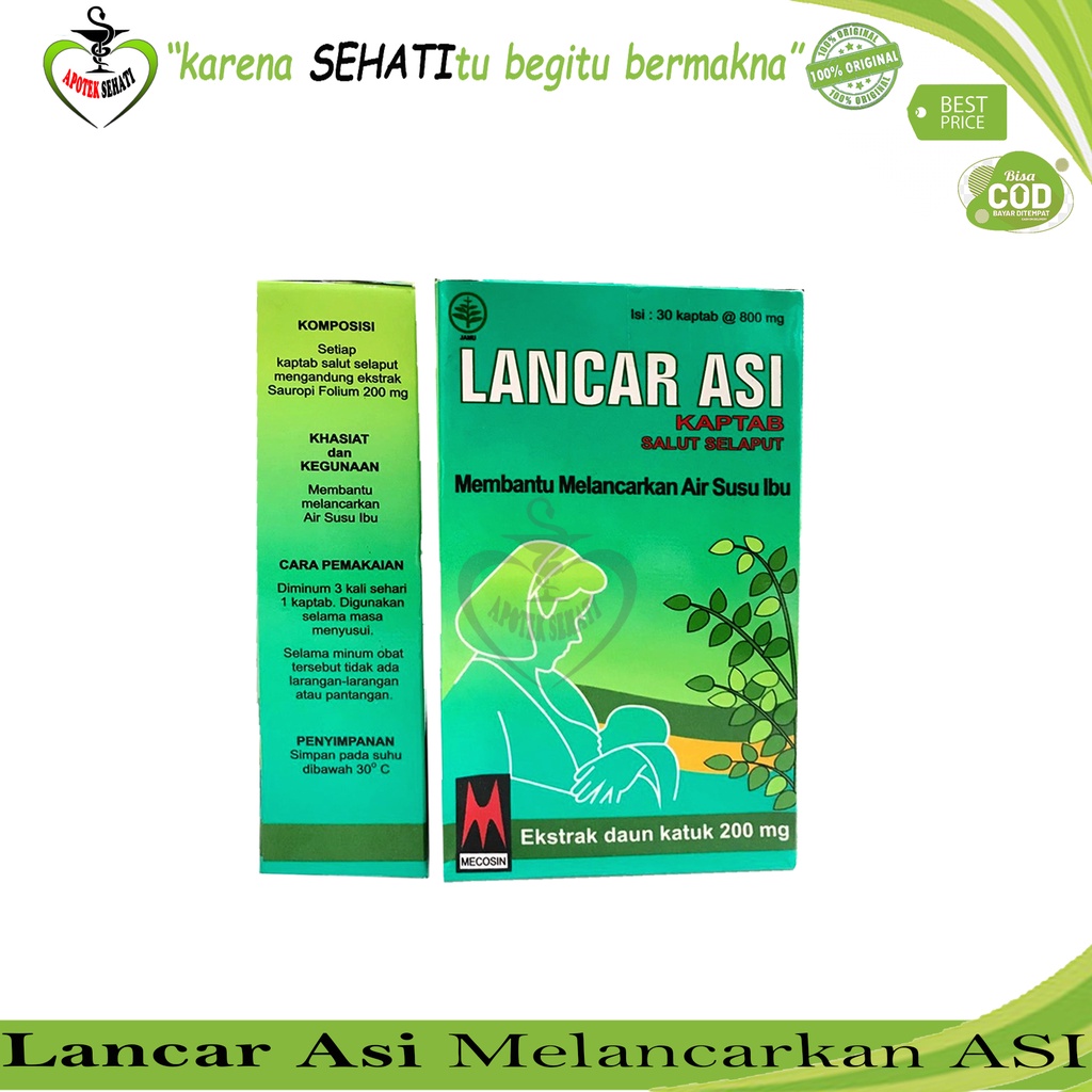 LANCAR ASI / Ekstrak Daun Katuk / Herbal / Ibu Menyusui