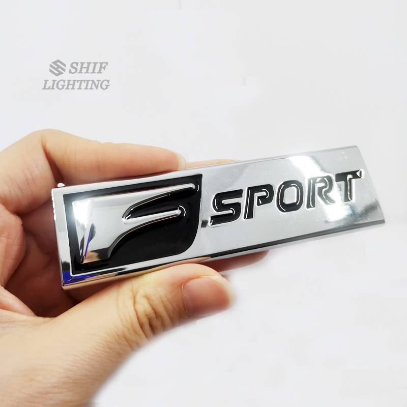 1pc Stiker Emblem Logo F Sport Bahan Metal Untuk Mobil Lexus