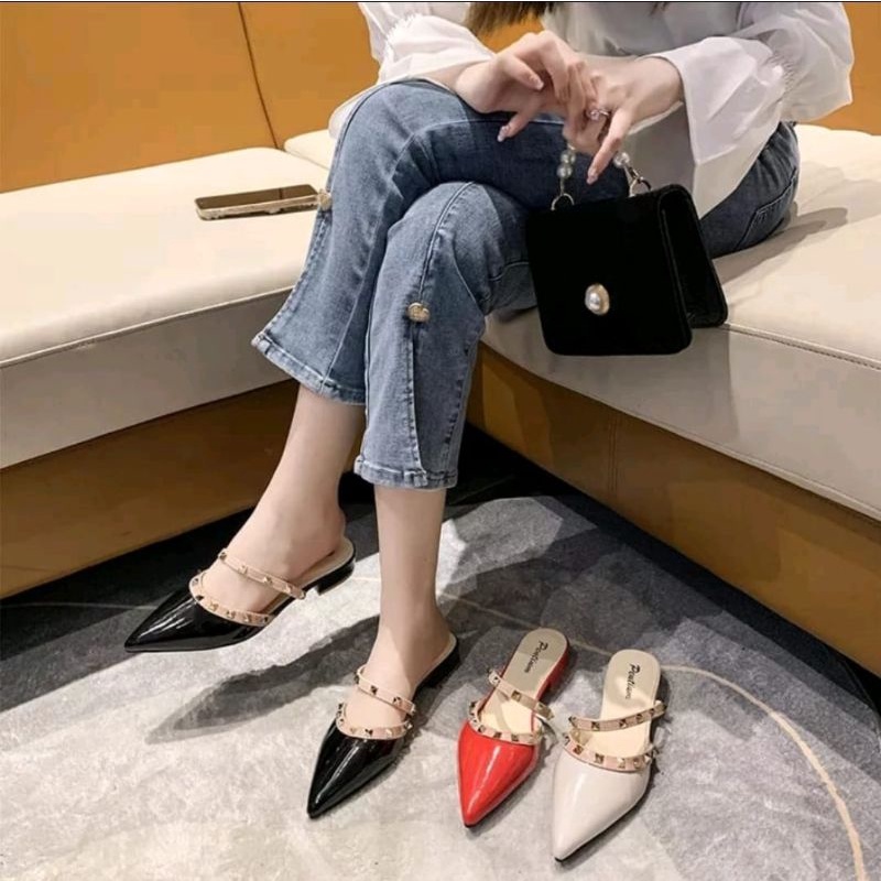 ABBUSHOES AG 13 bapau mules stut marci 3cm
