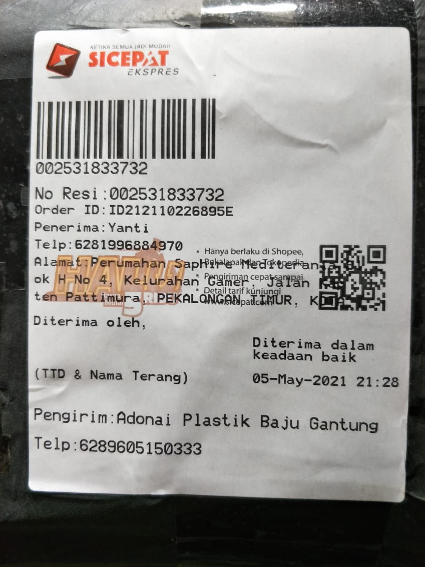 Paket 3 Lusin Plastik Baju Gantungan Uk 100 Dan 130