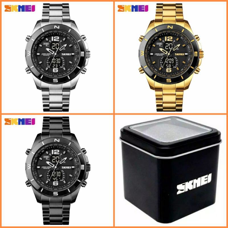 [ COD ] JAM TANGAN PRIA SKMEI 1670 ORIGINAL ANTI AIR