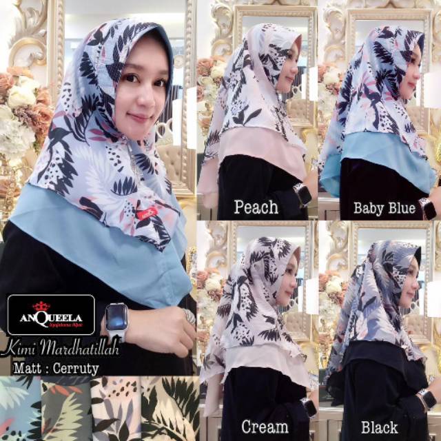 Kimi Mardhatillah Ori Anqueela Hijab [] Khimar Mini