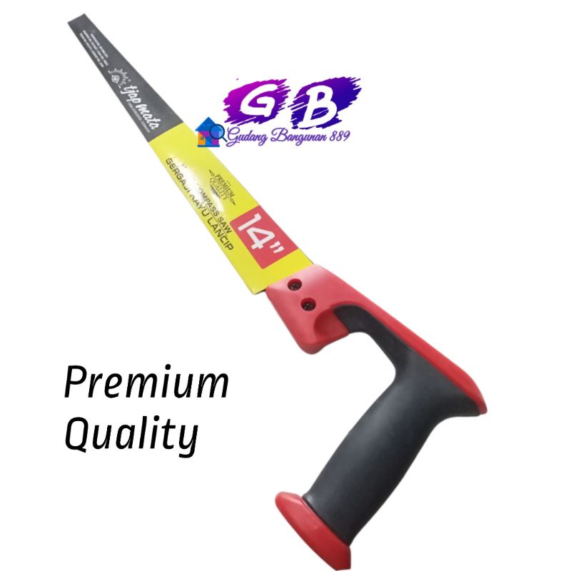 GERGAJI KAYU LANCIP ( TJAP MATA ) 14 INCH ORIGINAL