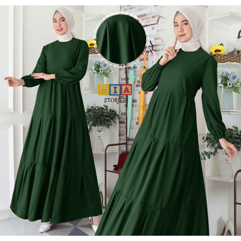 SALE  MIA STORY FASHION Juliana Dress Muslim Gamis Syari Modern Fashion Muslim Terbaru Gamis Kekinia