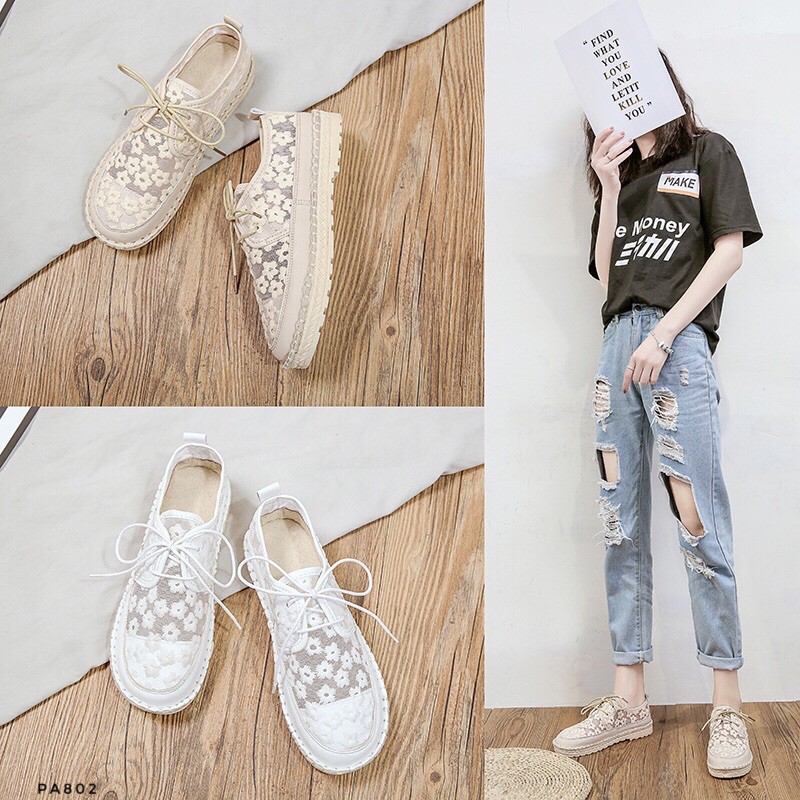 SNEAKERS BROKAT FASHION KOREA SHOES GS #JM-PA802