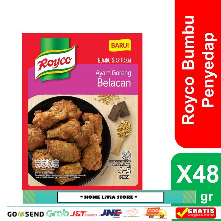 

Royco Bumbu Penyedap Makanan Rasa Ayam Goreng Balacan 48 x 25 gr (1 Carton)