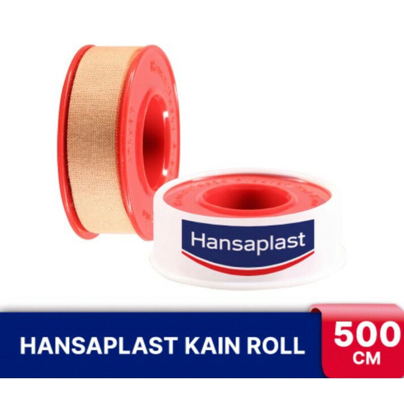 Hansaplast Plester Roll Kain Serbaguna Jumbo 1,25Cm x 5M