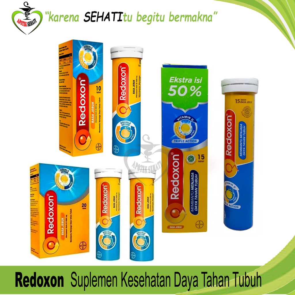 Redoxon Triple Action Effervescent Menjaga Daya Tahan Tubuh