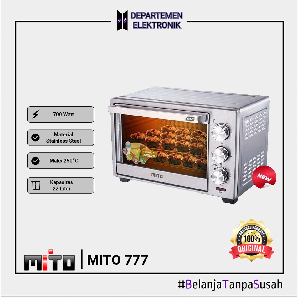 Jual Oven Mito Hit Mo Liter Mo Oven Listrik Mito Hit