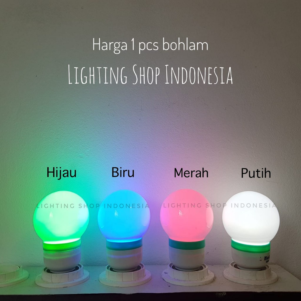 Lampu Tidur Bohlam 3 Watt / Lampu Tidur Jamur Sensor Gelap / Lampu Jamur Mini