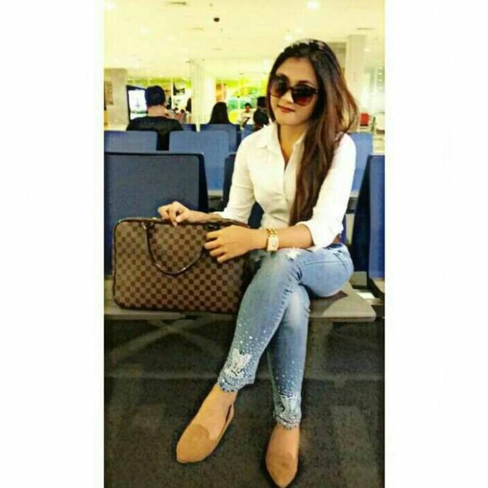 Lady Travel Bag Lv Damier