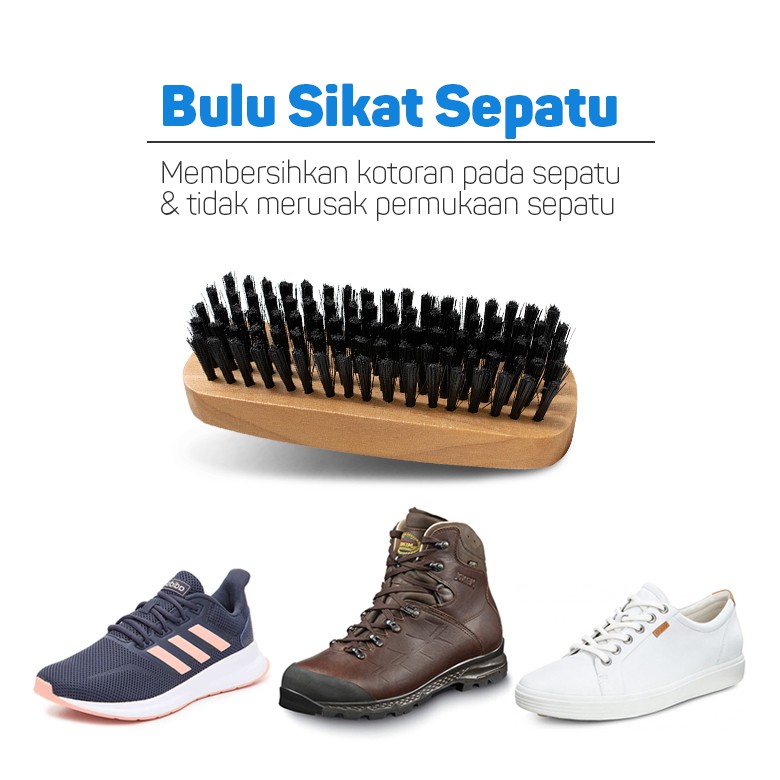 Bagus Sikat Sepatu Sikat Kayu Sikat Kotak Sikat Nilon Tipe 354